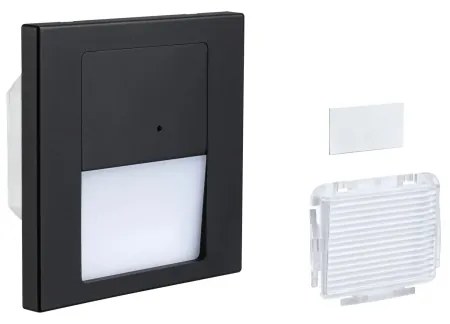 Paulmann 80004 - LED 1W lampă scări cu senzor TSARO 230V negru