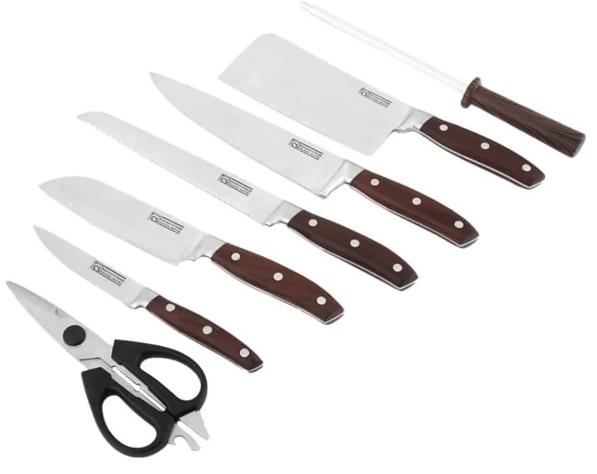 Set cutite 7 piese cu suport Carl Schmidt Sohn Soltau 086848