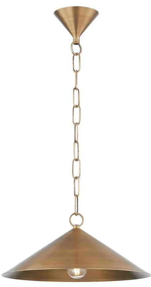 Lustra suspendata design vintage MIDVALE F1915-PBR-CE HVL