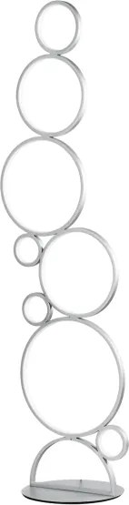 Ondaluce - Lampă de podea LED cu dimmer POIS LED/52W/230V argintie