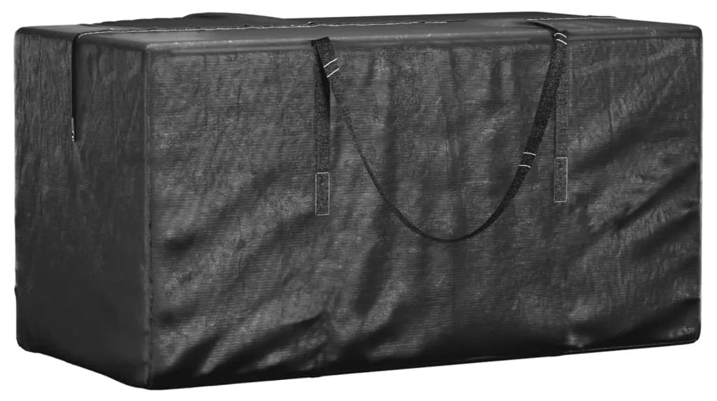 vidaXL Geantă depozitare brad de Crăciun negru 150x75x75cm polietilenă