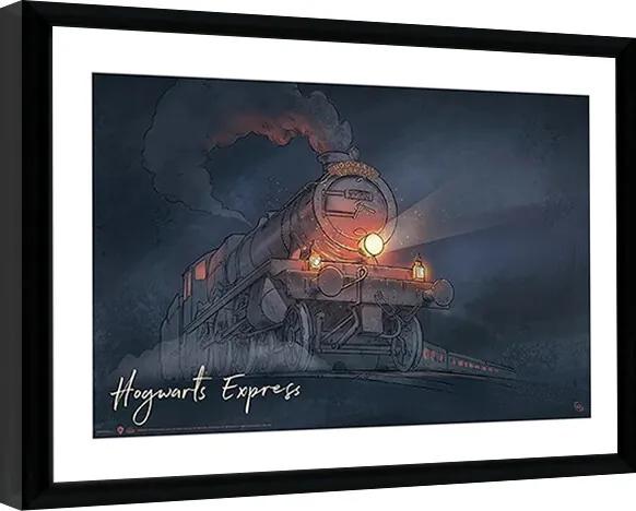 Afiș înrămat Harry Potter - Hogwarts Express
