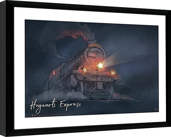 Poster înrămat Harry Potter - Hogwarts Express