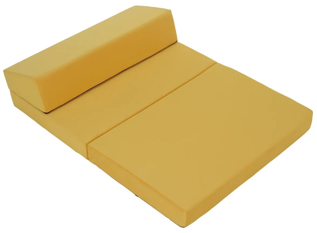 Scaun pliant/saltea VEDIS, galben