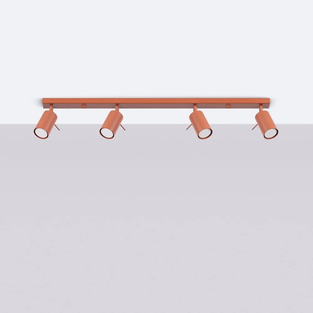 Spot cărămiziu 6x81 cm Etna – Sollux