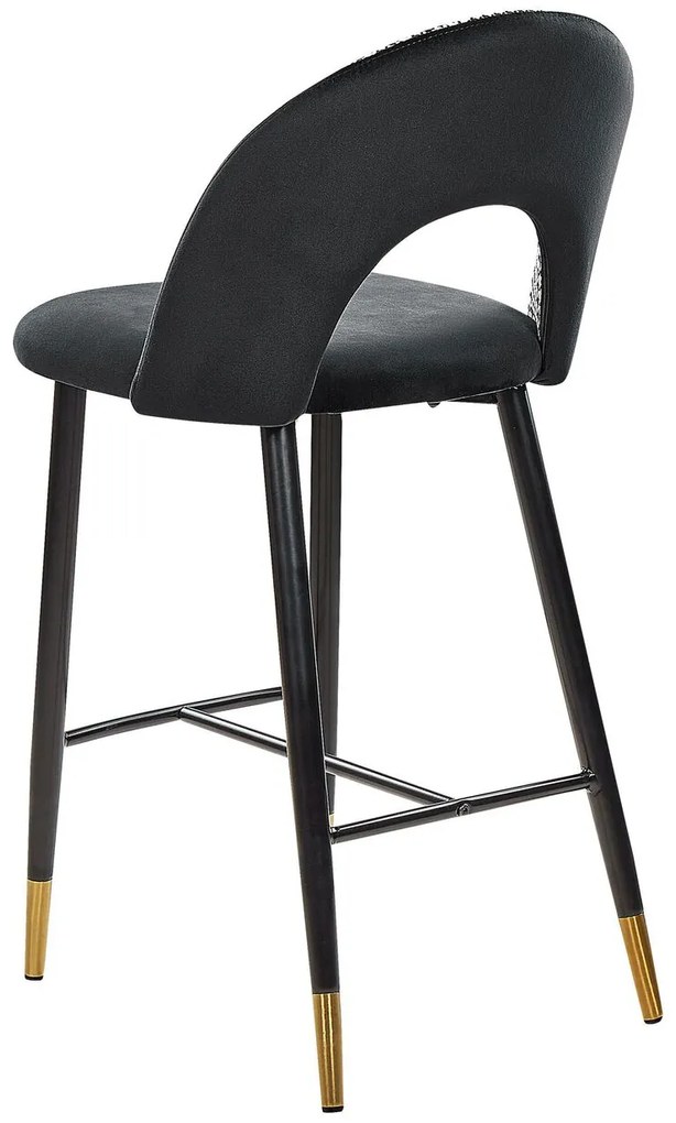 Set 2 buc scaun tip bar Fabian (alb negru). 1078841