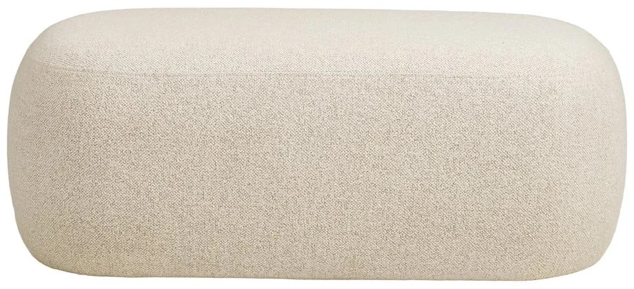 Bancă bej cu tapițerie din țesătură bouclé Blossomville – House Nordic