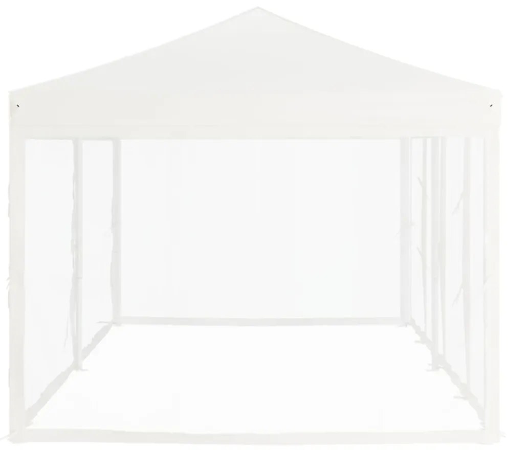 Cort pliabil pentru petreceri cu pereti lateral, alb, 3x6 m Alb, 3 x 6 m