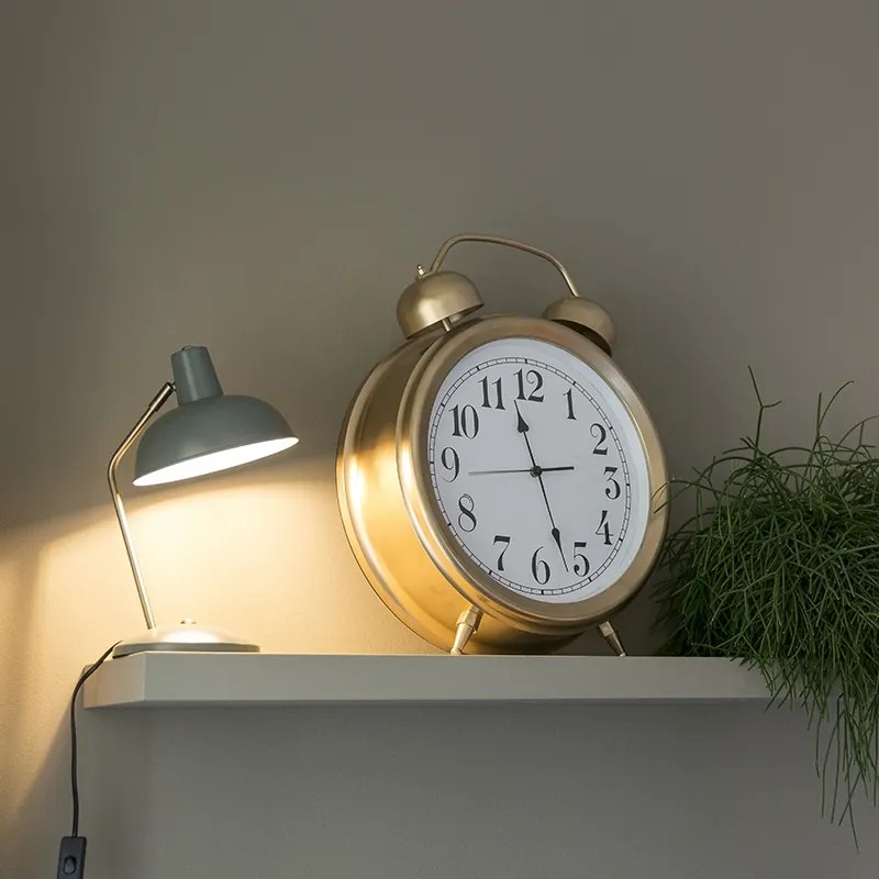 Lampă de masă inteligentă verde cu bronz, inclusiv WiFi P45 - Milou