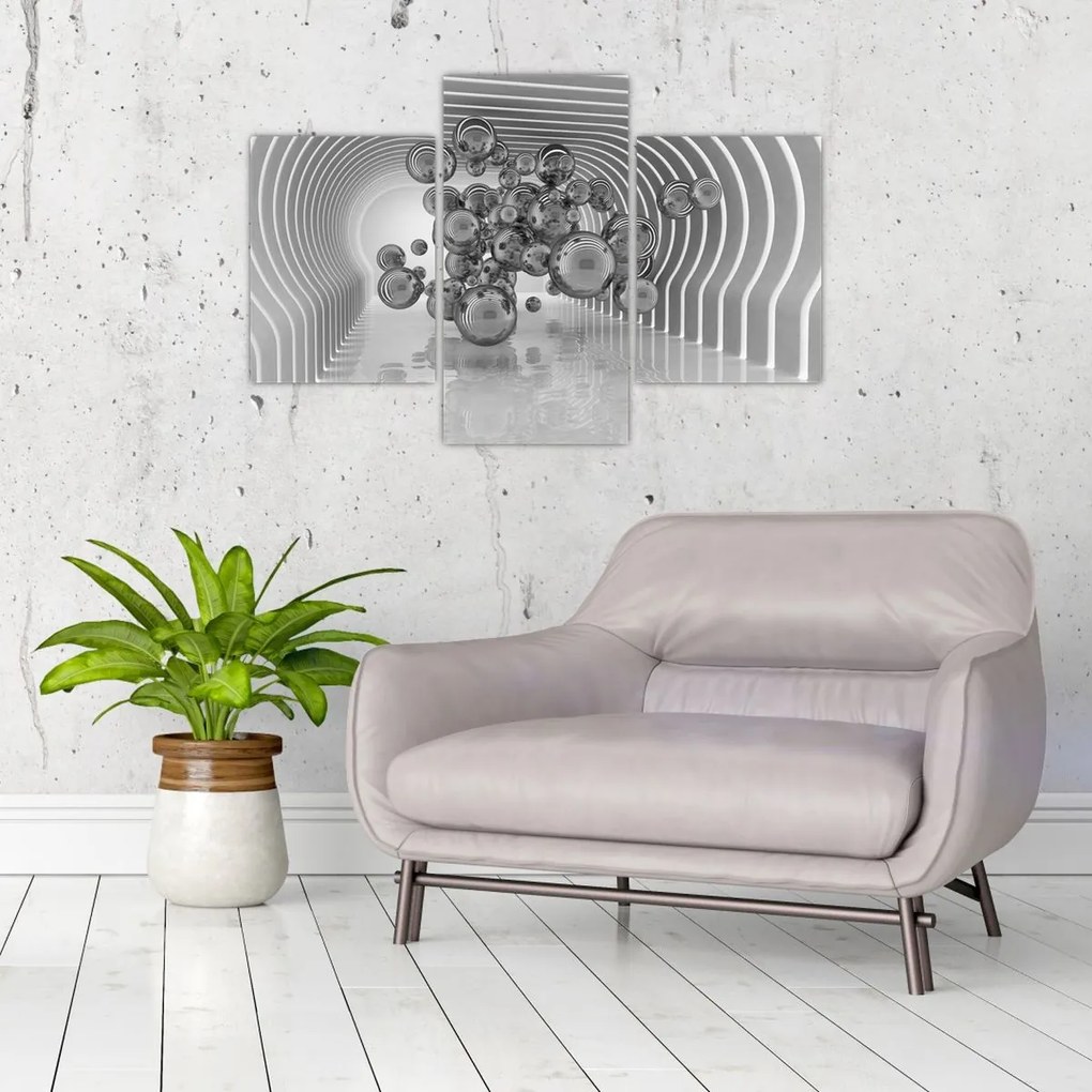 Tablou - Bule albe și negre (90x60 cm)