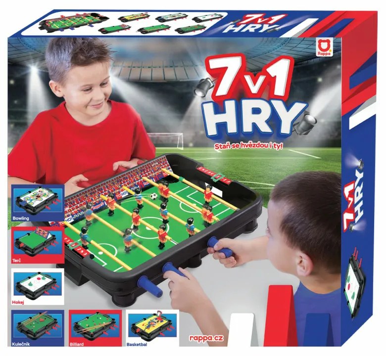 Set de jocuri 7 în 1 în ambalaj ceh