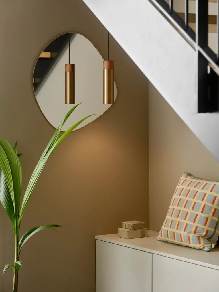 Pendul Design Scandinav Minimalist, Tilo Burnished brass