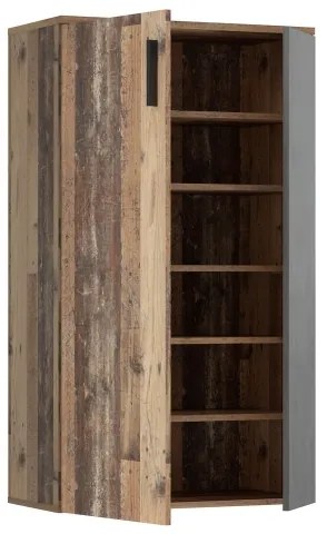 Pantofar ETON, maro/antracit