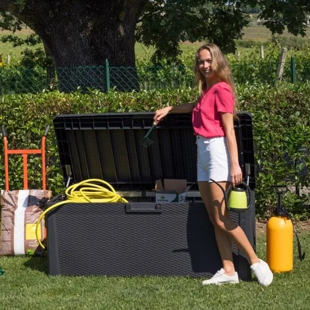 Cutie de depozitare pentru grădină Santorini Plusgri , 560 l
