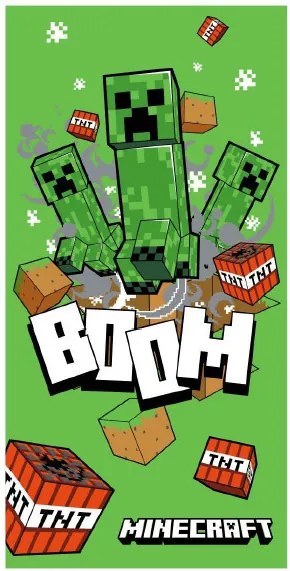 Minecraft Boom prosop de baie, prosop de plajă 70x140cm