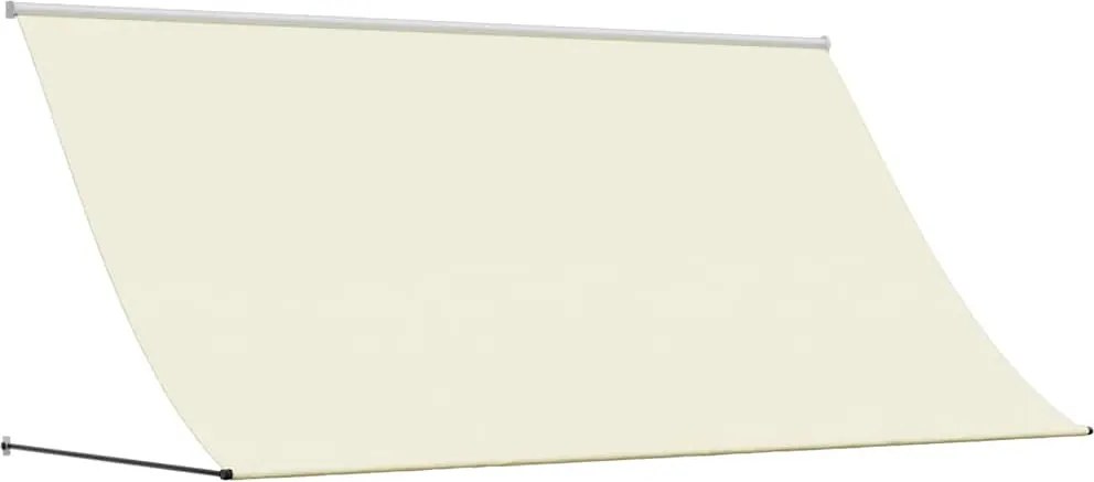vidaXL Copertină retractabilă, crem, 300x150 cm, țesătură și oțel