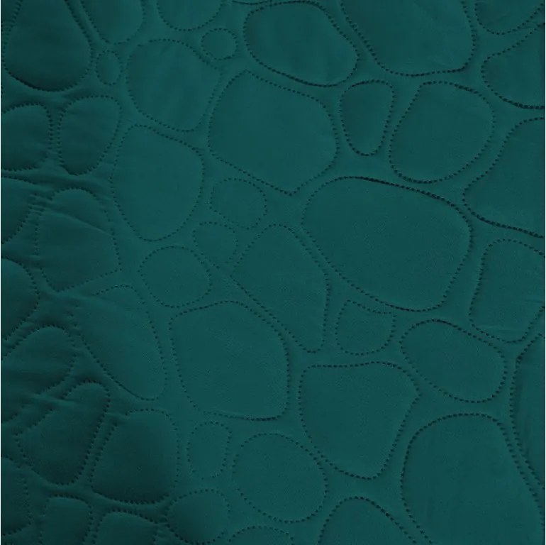Cuvertura de pat turcoaz STONE Dimensiuni: 200 x 220 cm