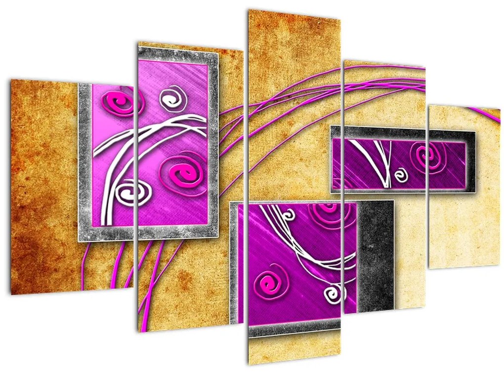 Tablou abstracție (150x105 cm)