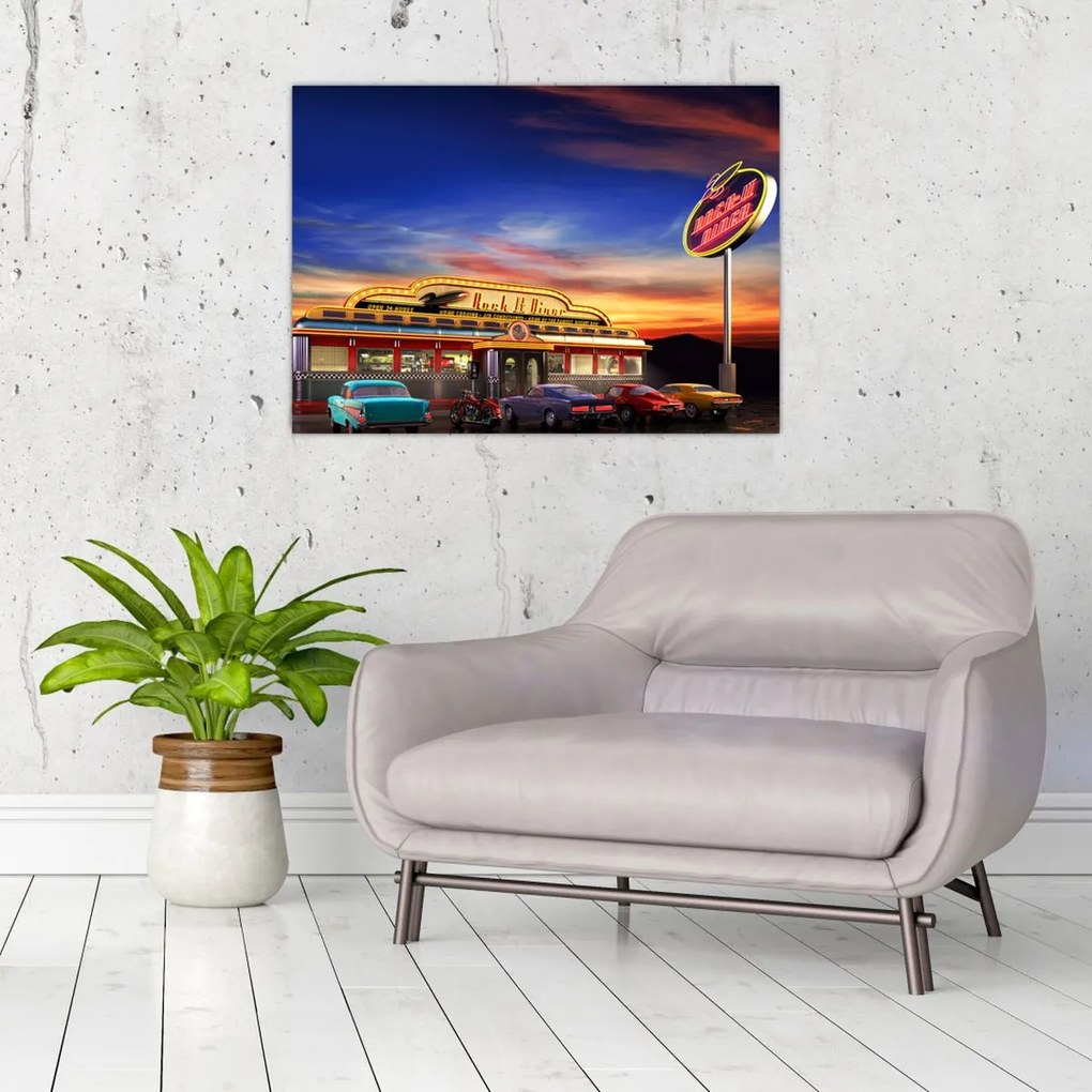 Tablou - Bar de seară (70x50 cm)