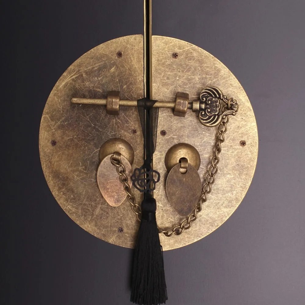 Comodă neagră înaltă 73x90 cm Oriente – Ixia