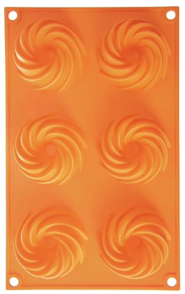 Formă de copt pentru mini-prăjiturele Bundt din silicon 17x28 cm – Orion