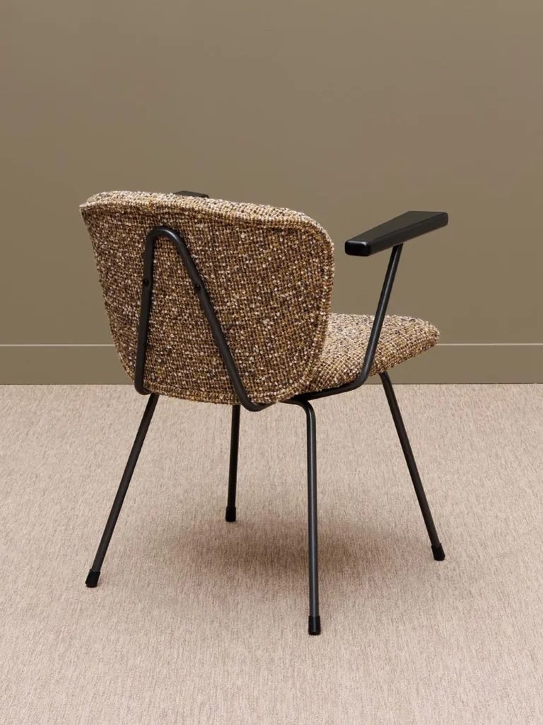 Scaun dining, din stofa, Replica