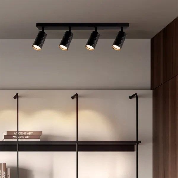 Brilagi - Spot LED RGBW dimerizabil SELE DIAMANT 4xGU10/4,8W/230V negru