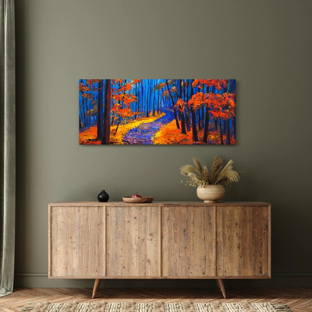 Tablou - Pădurea toamna (120x50 cm)