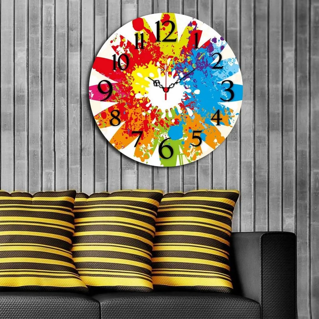 Ceas de perete Colors Ms-05, 40 cm