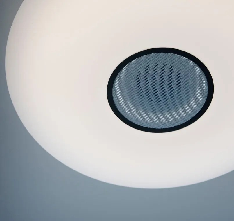 Plafoniera cu LED RGB, difuzor Bluetooth si protectie IP54 Djay Smart Colour