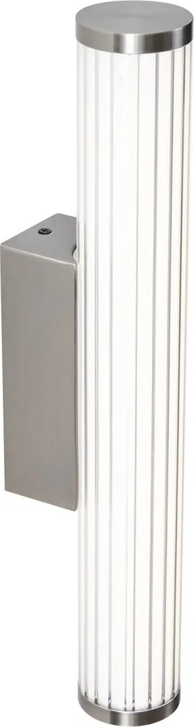 Aplică de perete retro Gunmetal 40,4 cm Inclusiv LED IP44 - Coco