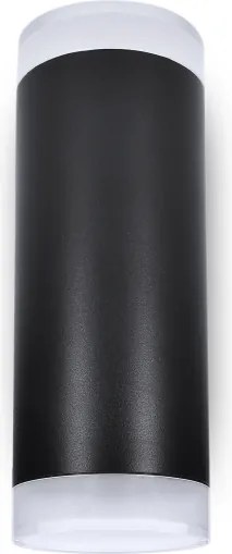 Brilagi - Aplică de perete pentru exterior LED RGBW MATERA, 2x GU10 / 4,8W / 230V, negru, IP54