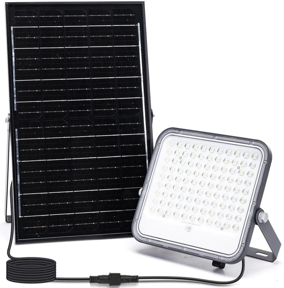 Proiector LED RGB solar dimabil Aigostar LED/150W/3,4V IP66 + telecomandă