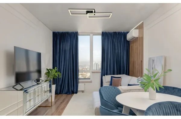 Lustră LED aplicată dimabilă LED/24W/230V 2700-6000K Globo 67243-24BF + telecomandă