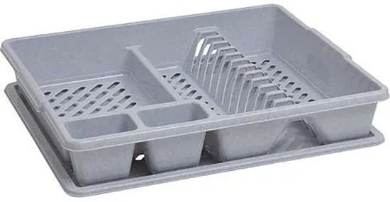 Uscator de bucatarie, 173460, gri lux, 45x38x8 cm, Curver