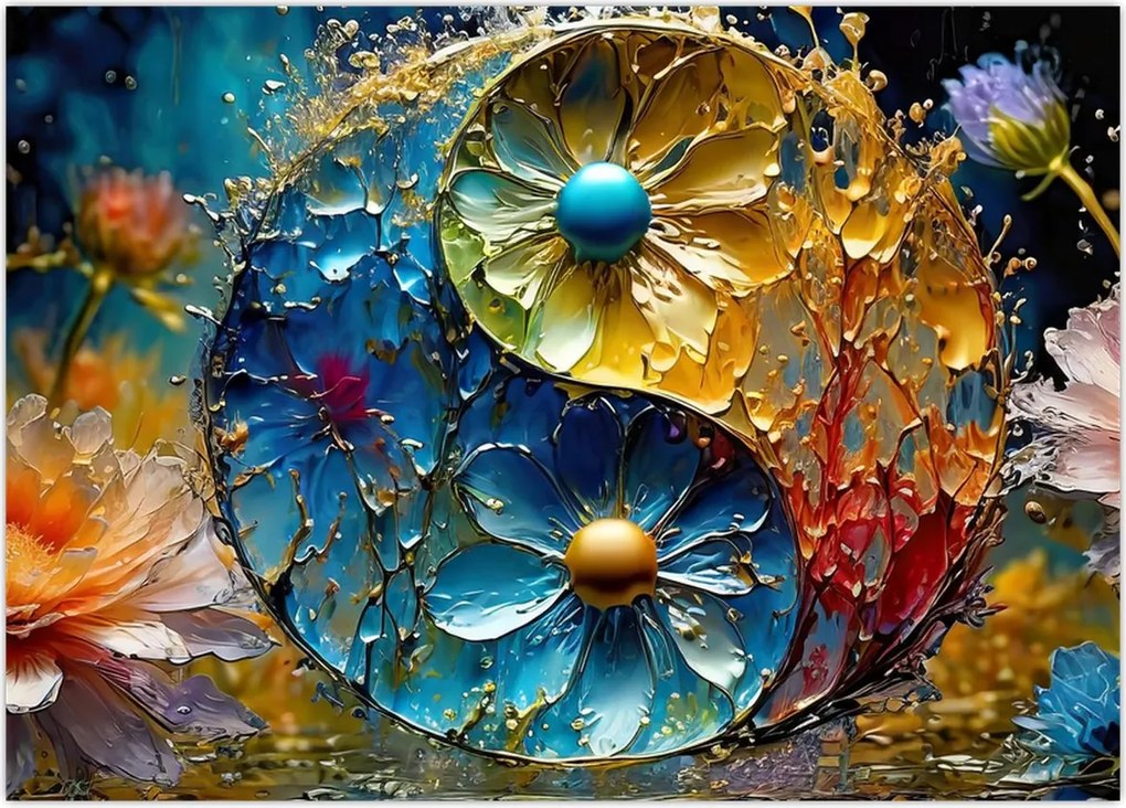 Tablou - Armonie și echilibru (70x50 cm)