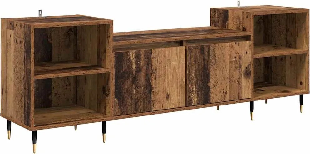 vidaXL Cabinet TV Lemn Vechi 160 x 35 x 55 cm Lemn compozit