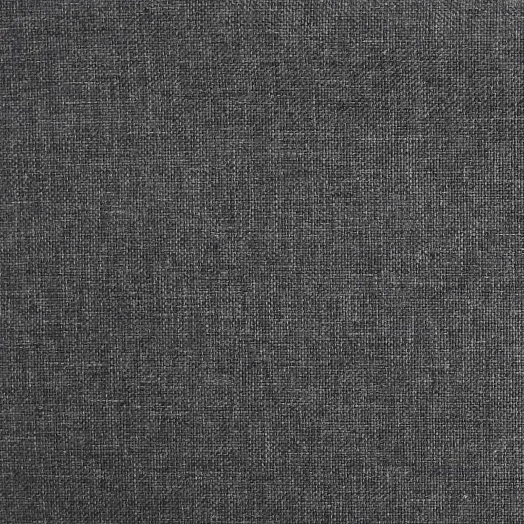 Scaun de bucatarie pivotant, gri inchis, material textil 1, Morke gra