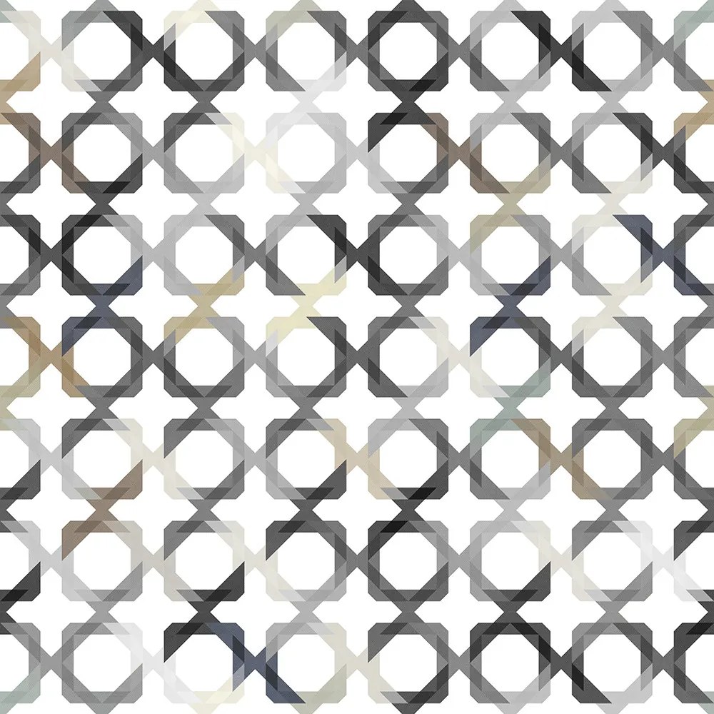Fototapet, Patchwork Play, Grey, repetitiv, Rebel Walls