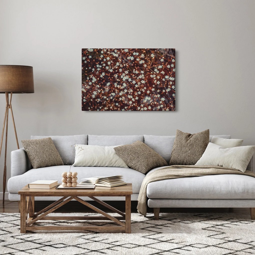 Tablou cu floare de nu mă uita (90x60 cm)