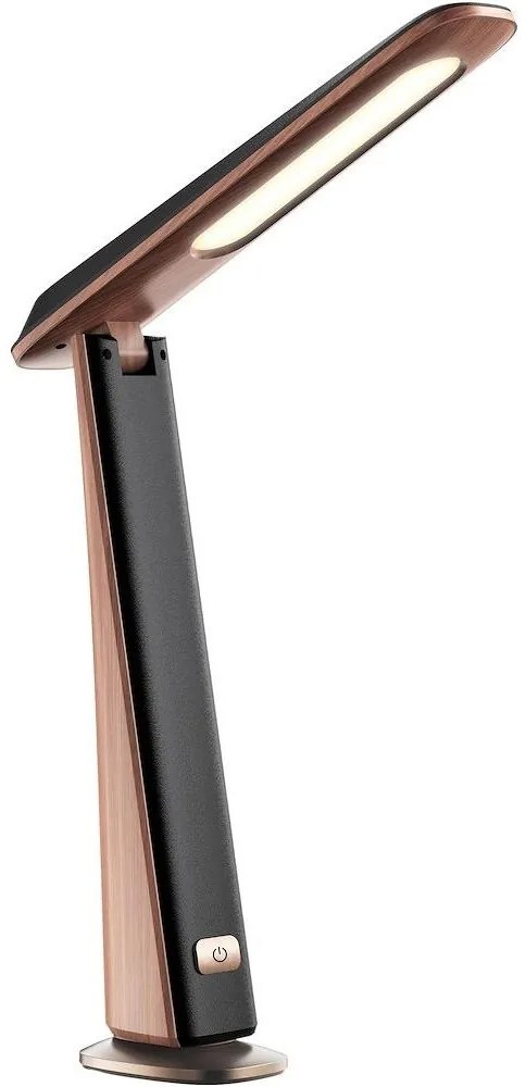 Lampă de birou LED reîncărcabilă cu dimmer TOP LED/4W/5V 1800 mAh 3000/4000/5000K maro/negru