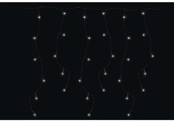 Instalație LED de Crăciun de exterior CHAIN 180xLED/8 funcții 8m IP44 alb rece