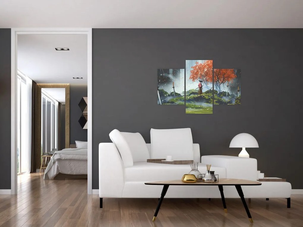 Tablou - Ilustrație a Grădinii de săbii (90x60 cm)