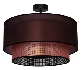 Lustră aplicată COPPER Duolla SHINY 1xE27/15W/230V d. 45 cm maro/cupru