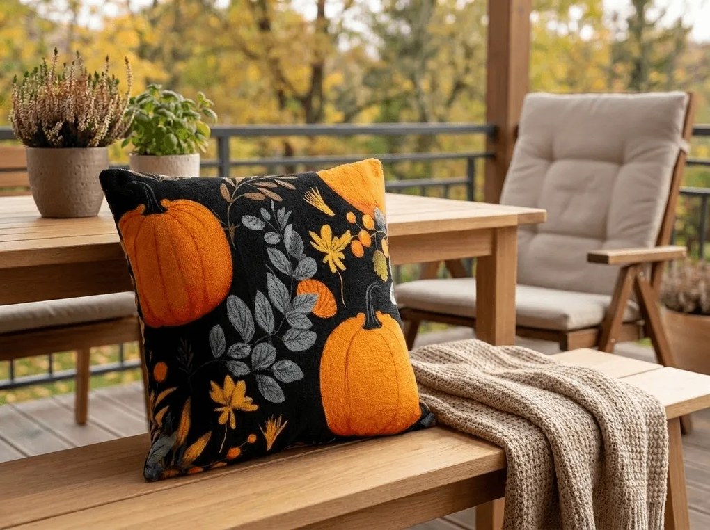 Fata de perna cocolino PUMPKINZA 45x45 cm, colorat