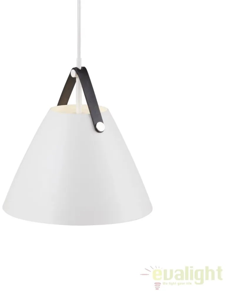 Lustra / Pendul design nordic Strap 27 alb 84333001 DFTP
