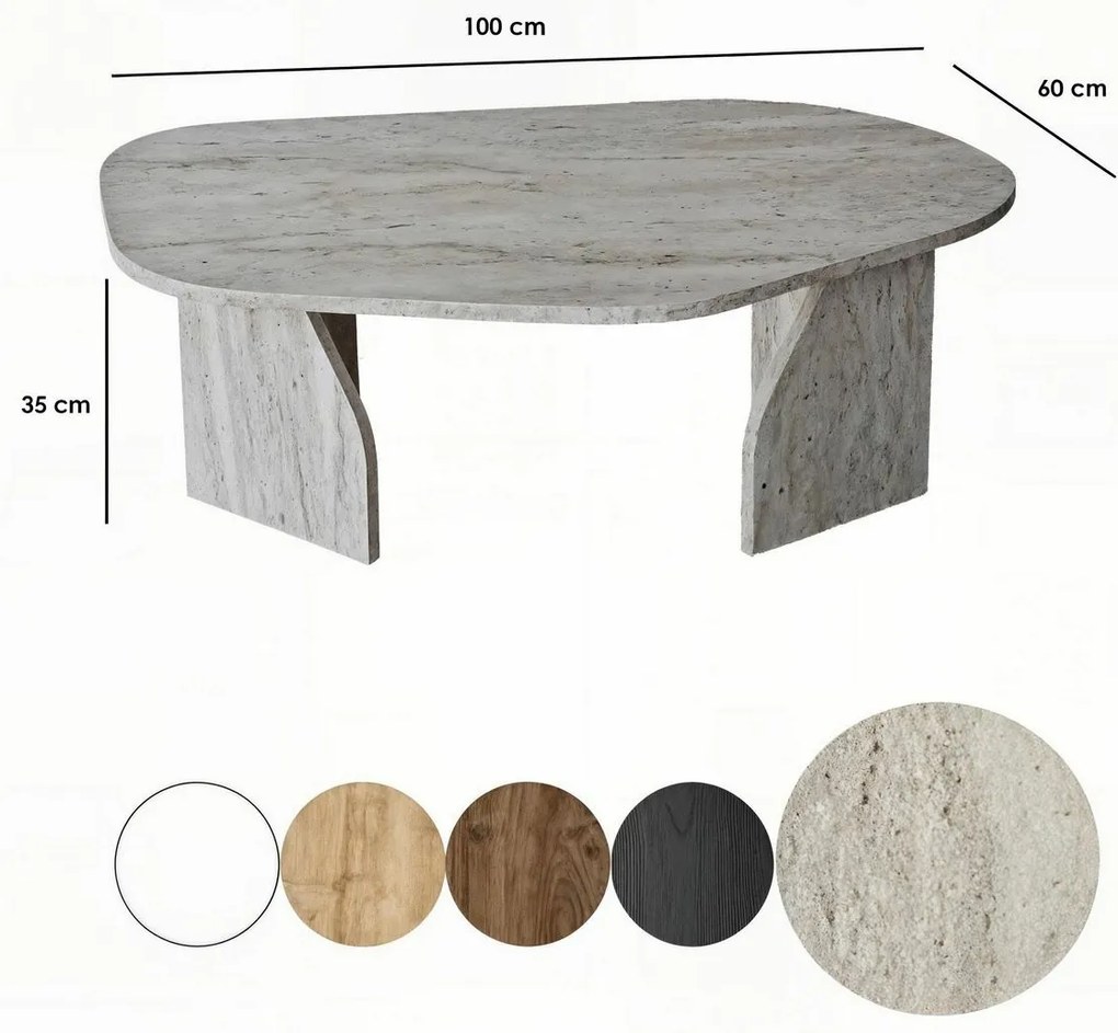 Măsuță de cafea Rock Travertine