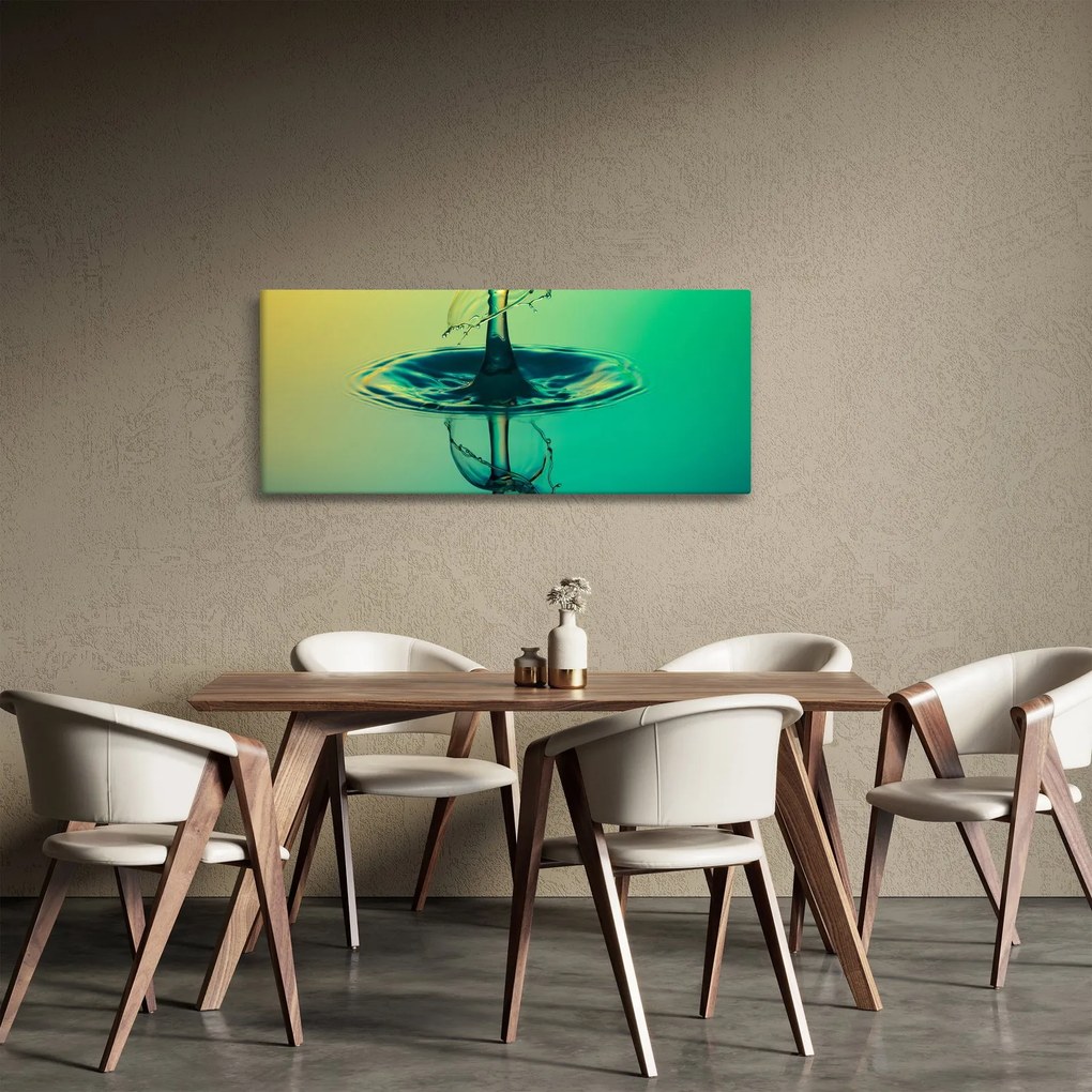Tablou - picătura de apă (120x50 cm)