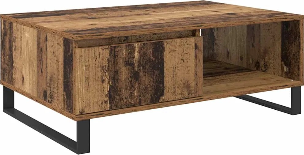 vidaXL Masă de cafea Lemn Vechi 90 x 60 x 35 cm Lemn compozit