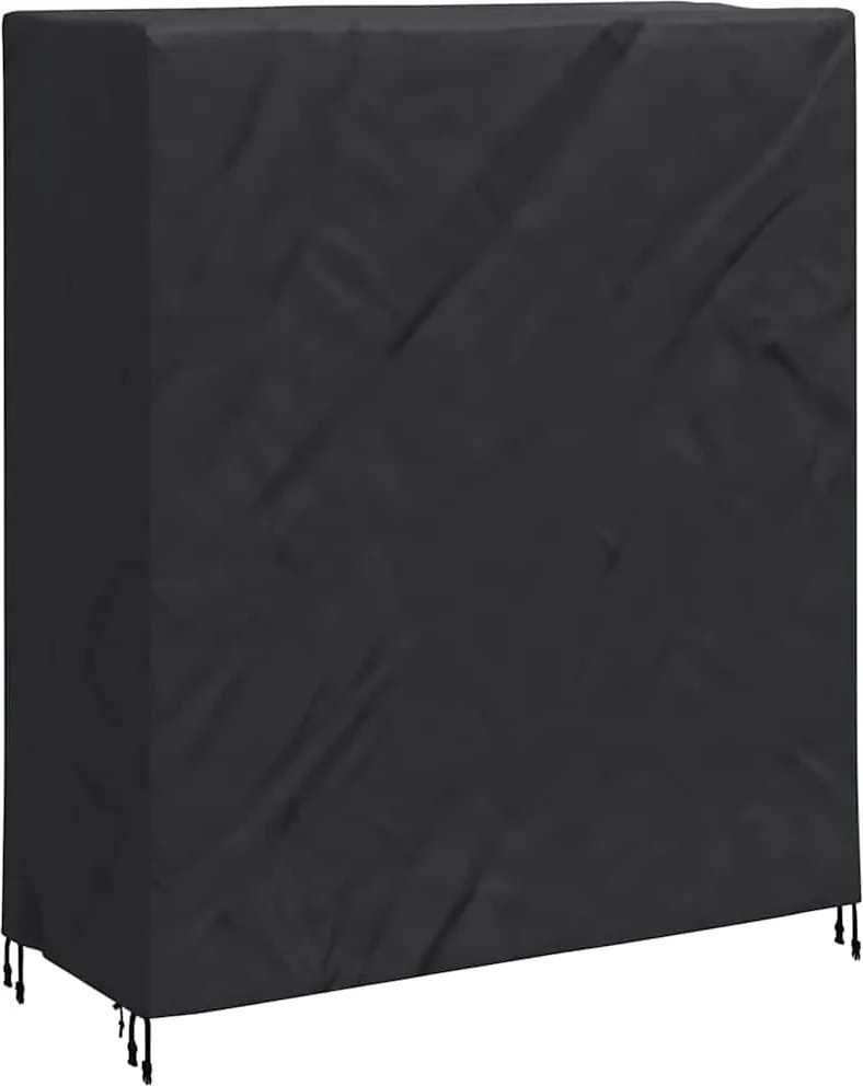 vidaXL Husă pentru masă de ping pong Negru 165 x 70 x 185 cm țesătură